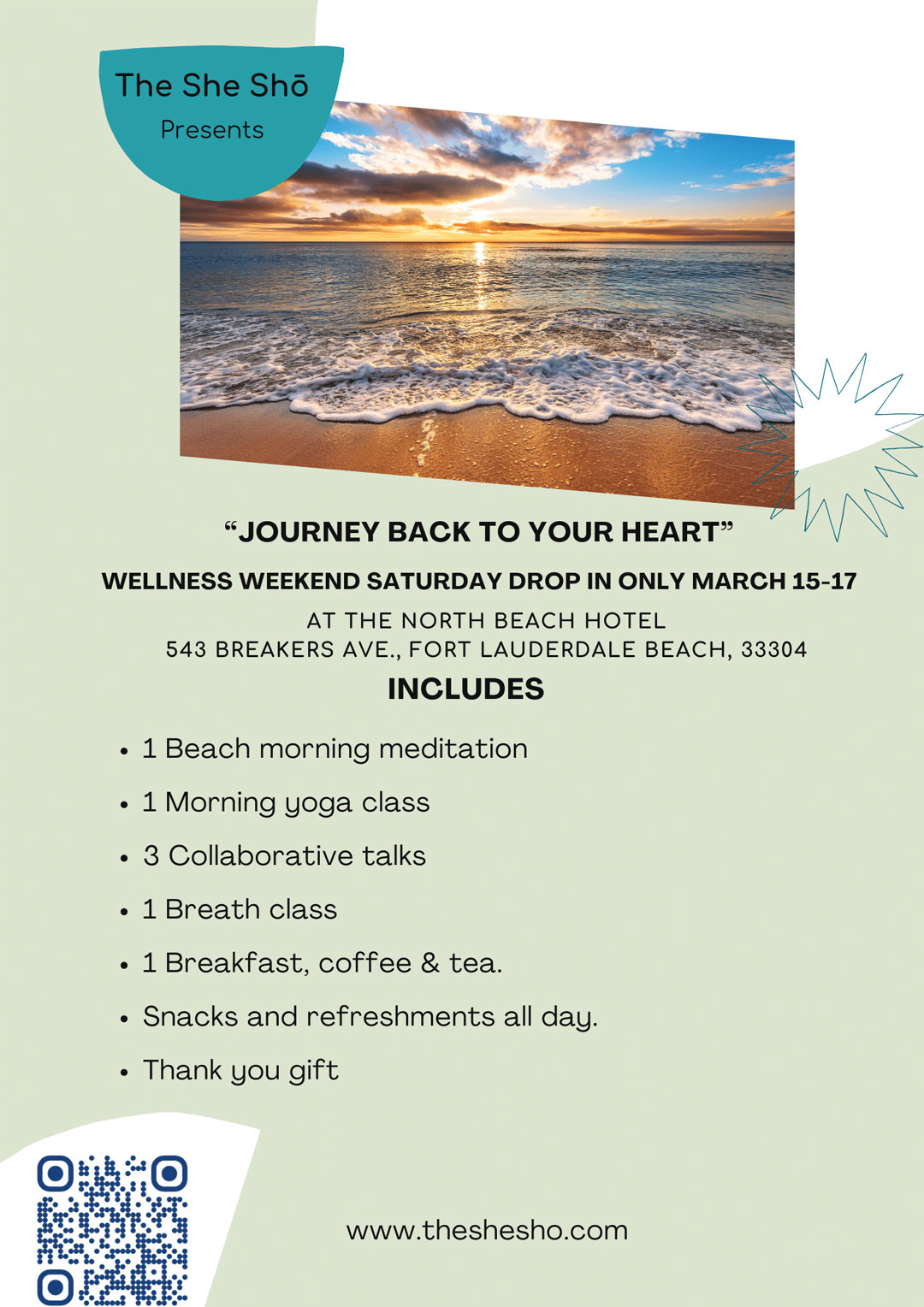 Purchase Wellness Weekend Saturday Drop In Only March 16